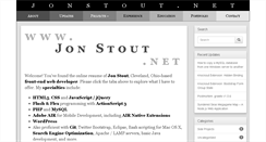 Desktop Screenshot of jonstout.net